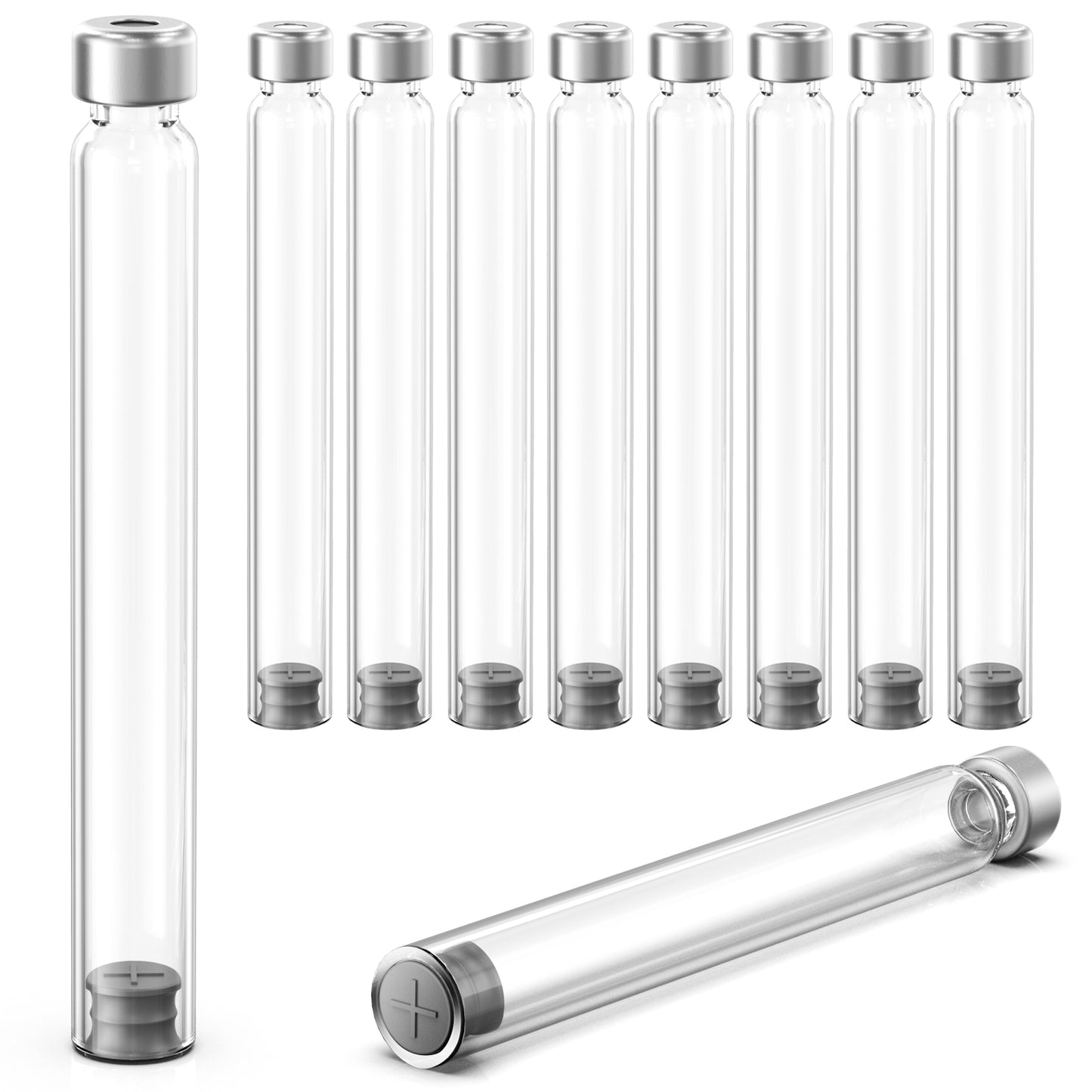 1.5ml/1.8ml/3ml/4ml Cassette Bottle for Insulin Injection Pen Individual Packaging,Universal Vials 10pcs/20pcs/50pcs/100pcs