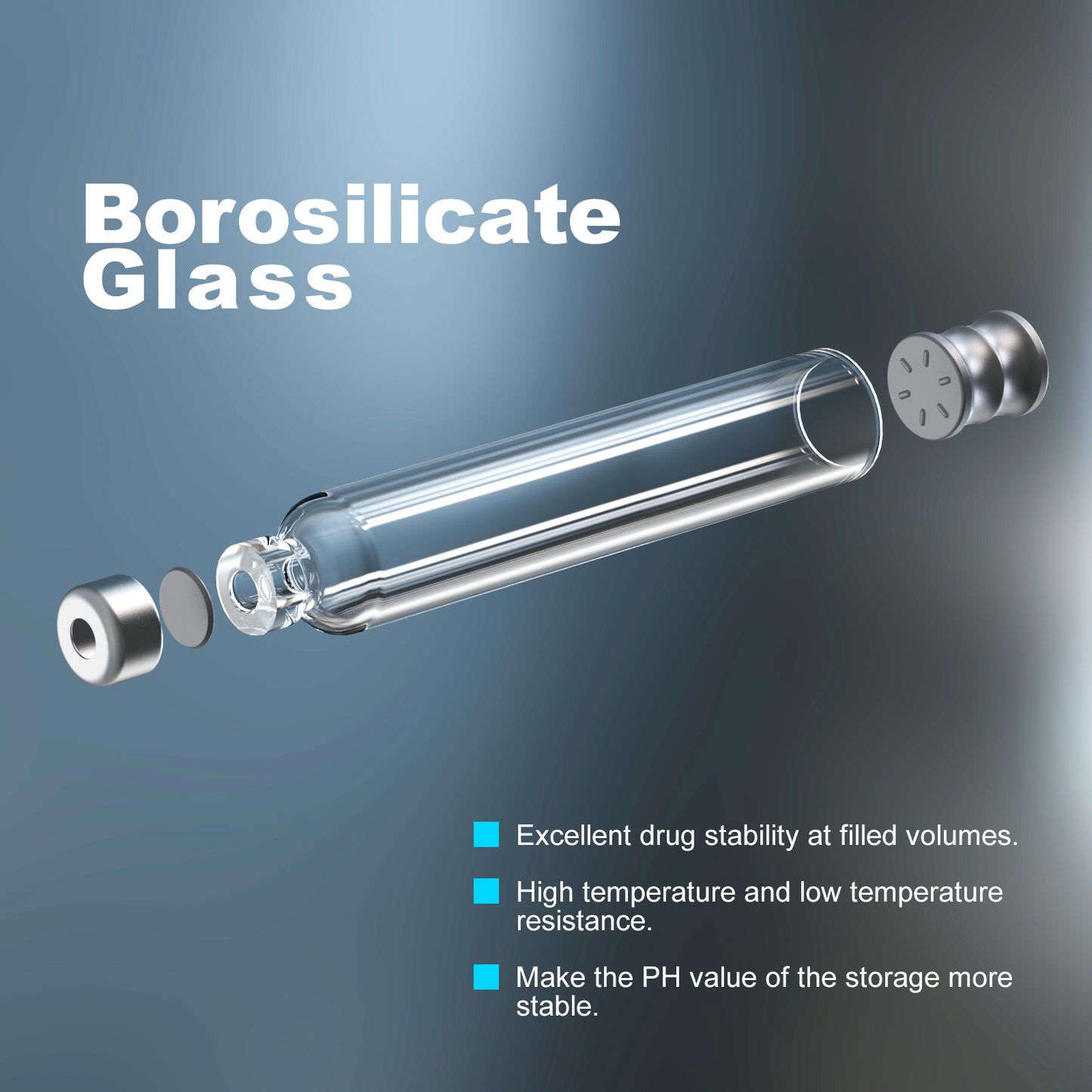 1.5ml/1.8ml/3ml/4ml Cassette Bottle for Insulin Injection Pen Individual Packaging,Universal Vials 10pcs/20pcs/50pcs/100pcs