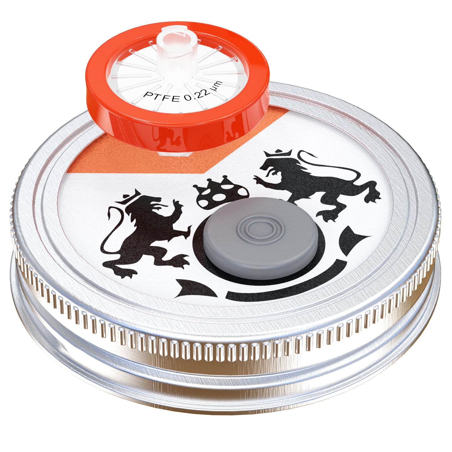 Mushroom Jar Liquid Culture Lid Regular/Wide Mouth Split-type Grain Spawn Cultivation Mason Jar Lid with Split Cartoon Lid PTFE Membrane & Self Healing Injection Ports For Mushroom