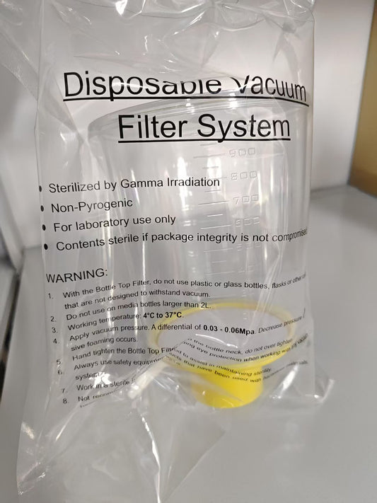 PVDF bottle top filter ,each case included 24pcs top filters ,not included the media bottles ,2 cases of the 1000ml .45  and 2 cases of the 1000ml .22