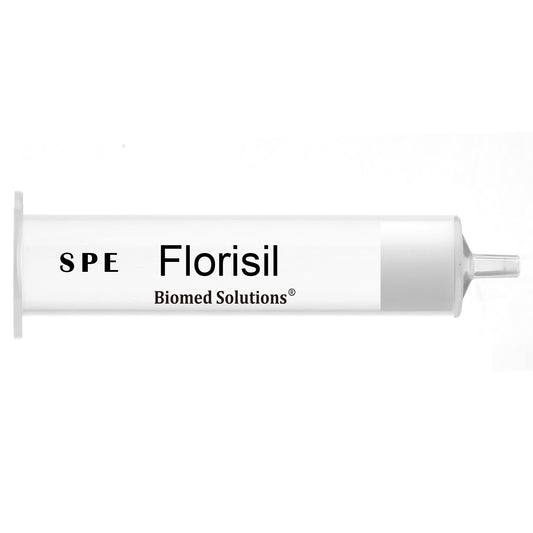 Florisil Solid Phase Extraction Cartridges SPE Columns for Retention of the Target Compound for selective adsorption of analytes or interferences from complex matrices,5pcs