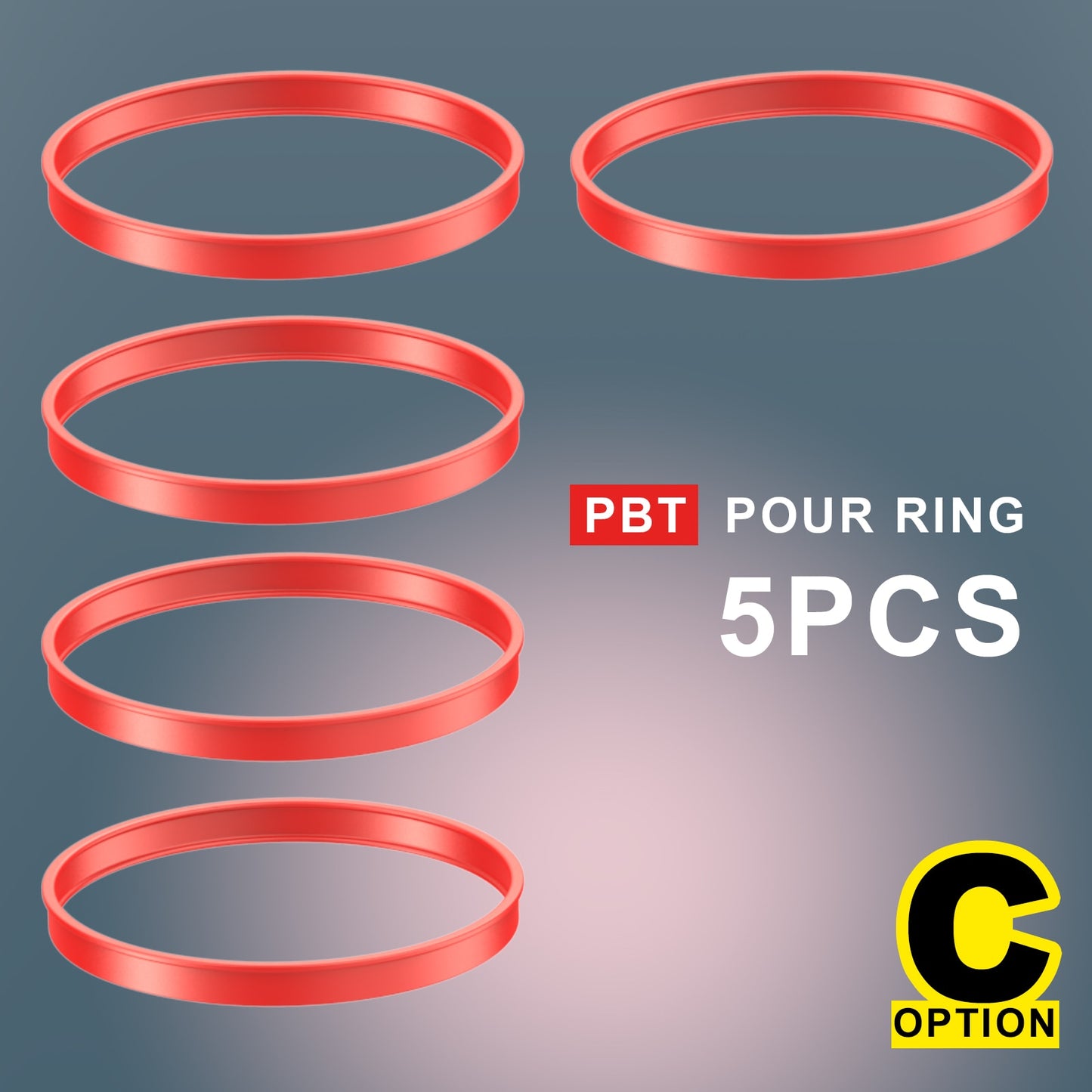 Ks-Tek GL45 Media Bottle,Borosilicate 3.3,100ml,PBT/PP Screw GL 45 Cap,PBT/PP pour ring,PTFE Silecone gasket,Pre-washed,Sterile