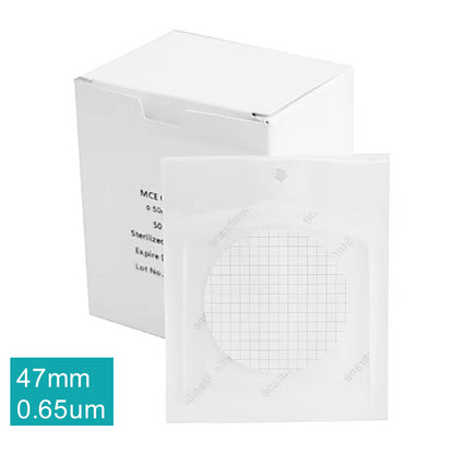 Sterile MCE Gridded Membrane Filter,47mm, Pore size 0.45um,Lab Supply Sterile,Pack of 100  by Ks-Tek