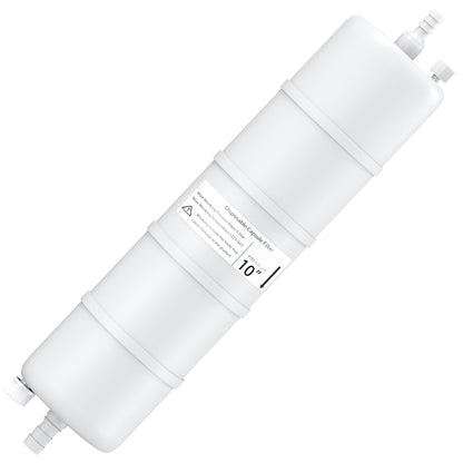 PTFE /PES Capsule Filters with Hose Barb for 1/4" to 3/8" Tube Sterile Filling Bell Filter Pore Size 0.22um Length 2.5" Individual Packaging,1/pk