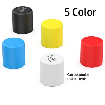 13mm/20mm Glass Vials Protective Caps, Reusable Silicone Vial Caps for Glass Vials ,Leak Resistant Cover, 5 Color,10pcs