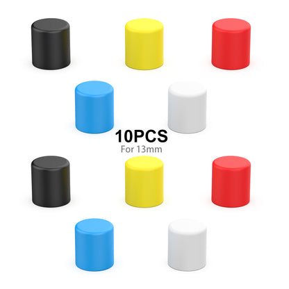13mm/20mm Glass Vials Protective Caps, Reusable Silicone Vial Caps for Glass Vials ,Leak Resistant Cover, 5 Color,10pcs