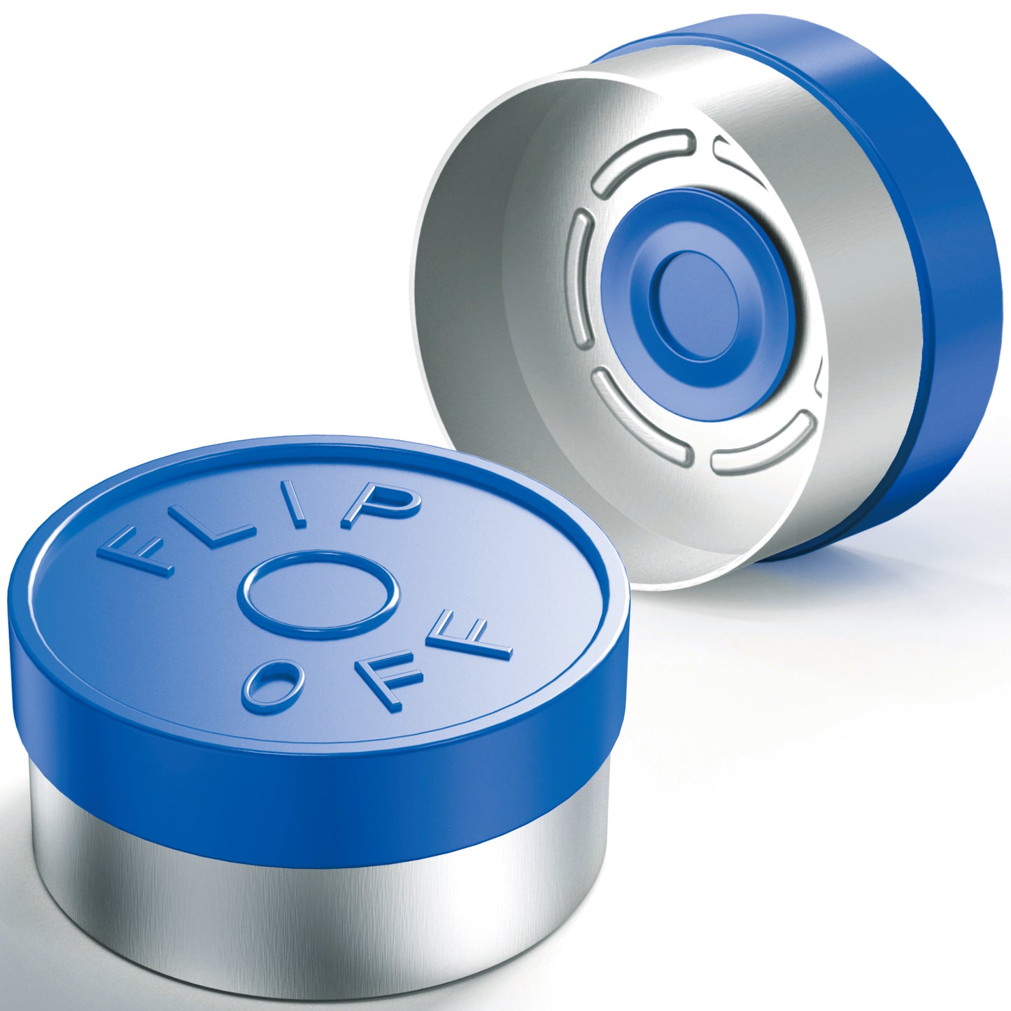 filp off cap medical vial cap aluminum cap medical bottle cap OD 13mm diameter full aluminum cap glass cap