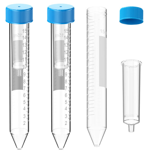 MIDI Spin Columns Silica Spin Tube Kit,High Speed Plasmid Column & Collection Separator Tube with 10 Layers Membrane for Lab Purification,15 ml,3 pcs