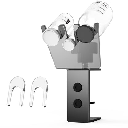 Medicine Vial Holder Transparent Hands Free Medication Vial Stand with 6 Slots, Fits Different Size Bottles