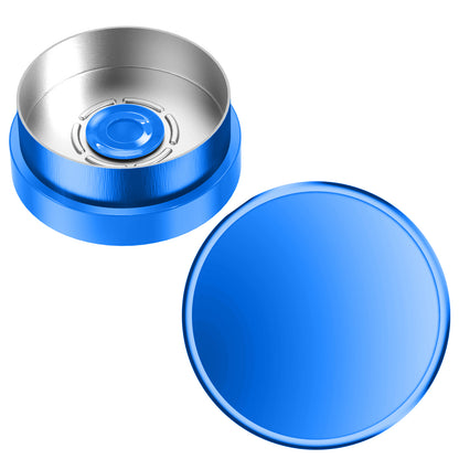 Laser Engraving Flip Off Caps Customised Logo Flip Top Covers Aluminum-Plastic Lids Single Tone Flip Top Seals for Glass Vial 100 pcs