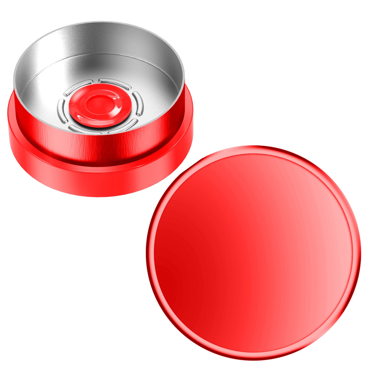 Laser Engraving Flip Off Caps Customised Logo Flip Top Covers Aluminum-Plastic Lids Single Tone Flip Top Seals for Glass Vial 100 pcs
