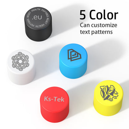 13mm/20mm Glass Vials Protective Caps, Reusable Silicone Vial Caps for Glass Vials ,Leak Resistant Cover, 5 Color,10pcs