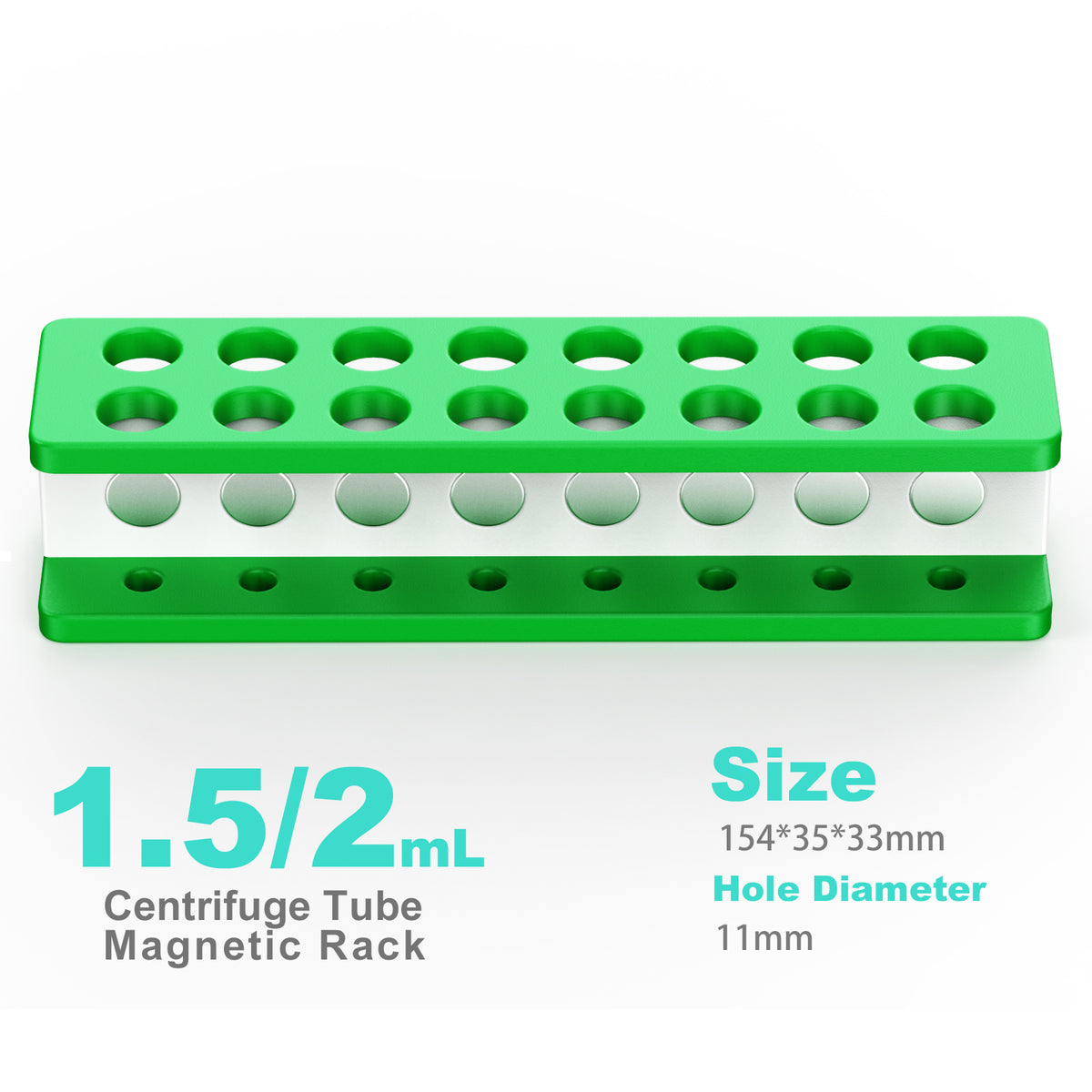 Magnetic Separation Rack, Lab Rack for 2 ml/15ml/50ml Tubes,Separation Purification Stand,1 pcs
