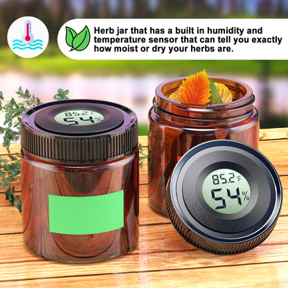 cClassic Jar Smell Proof Jar,Herb Container,Dil Weed Container,Dil Weed Jar 2pcs