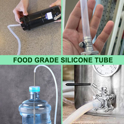 Silicon Tubing,Food Grade Silicon Tubing,aquarium tubing,drip irrigation tubing,High Temp Pure Silicone Hose Tube for Home Brewing Winemaking