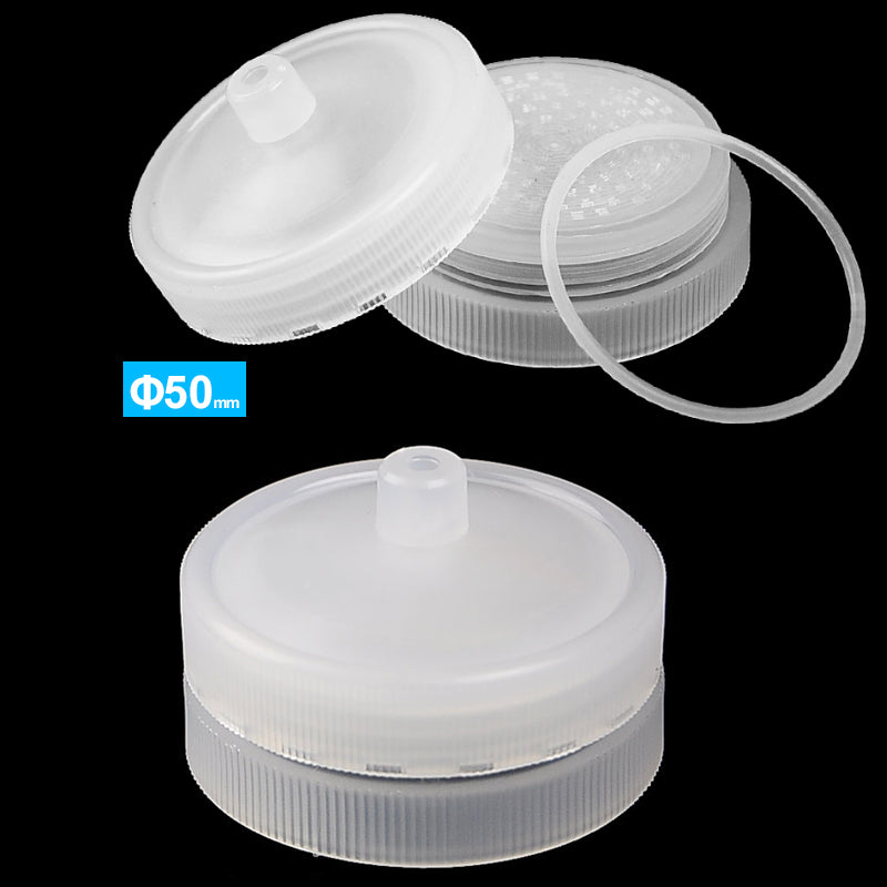 Plastic Clear Reusable Syringe Filter Used with Filter Membranes, Durable and Stable for Lab Filtration