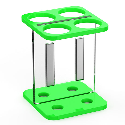 Magnetic Separation Rack Embedded Magnets Stripe for Laboratory Purification Sample,for 50mL Centrifuge Tube,4 Well