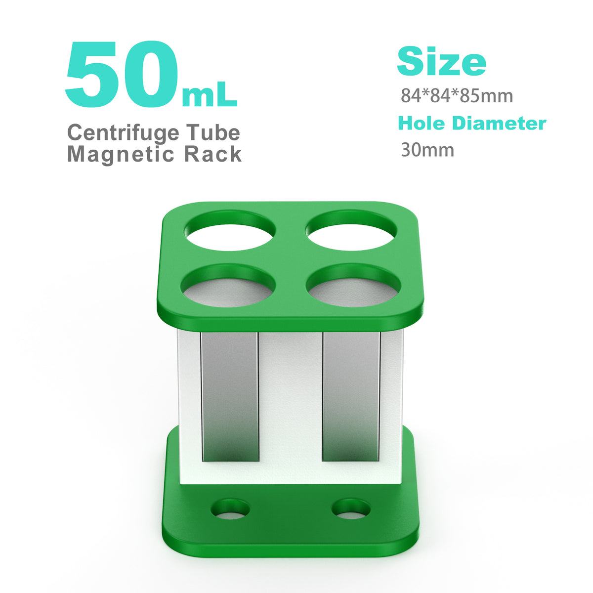 Magnetic Separation Rack, Lab Rack for 2 ml/15ml/50ml Tubes,Separation Purification Stand,1 pcs