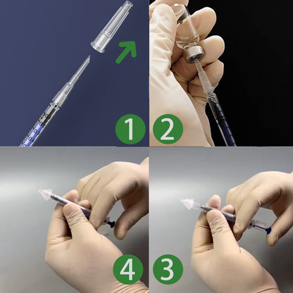 Disposale Atomized Rinse Device ,Sterile Signle-nozzle/Double-nozzle Atomization Device with 1ml Syringe,1pcs