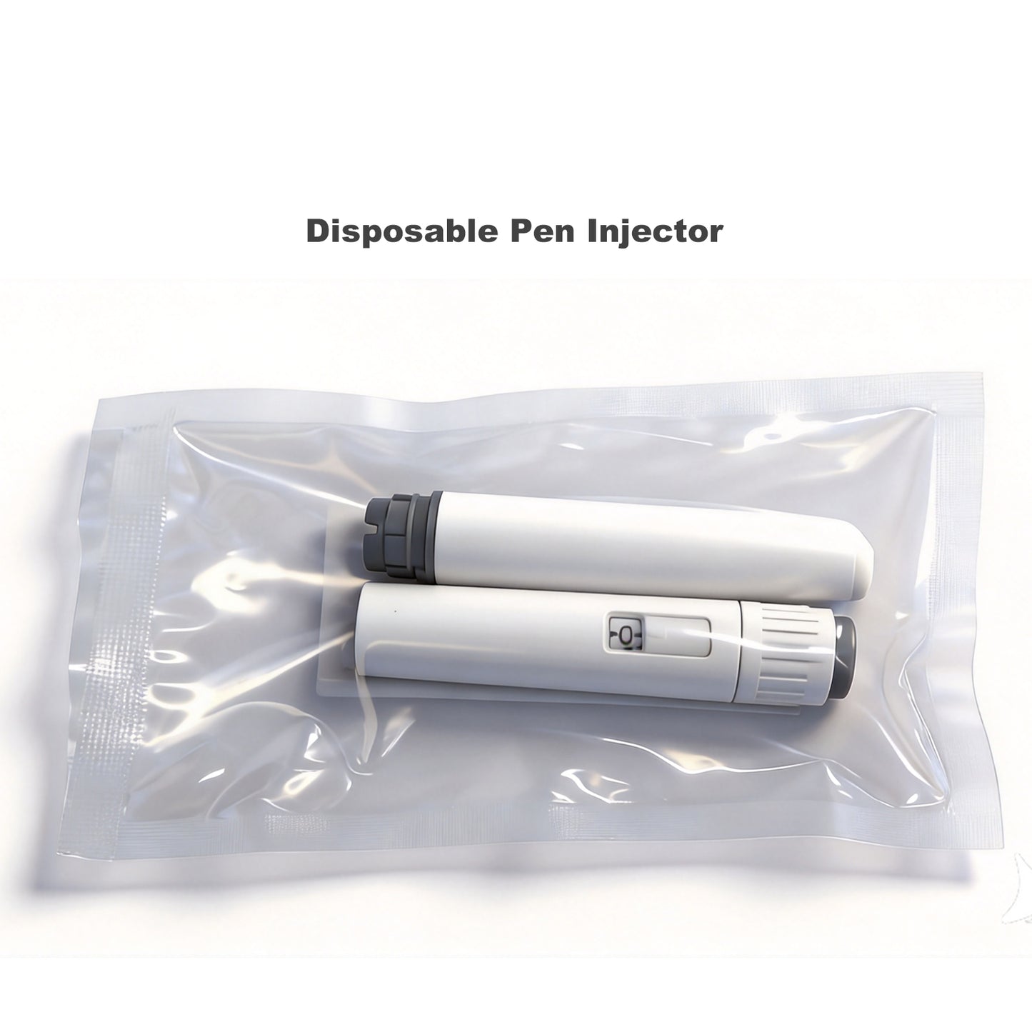 60 Unit Disposable Pen Injector Adjustable Dose Dial,Delivery Pen Compatible with 1.5/1.8/3mL Cartridges,1pcs