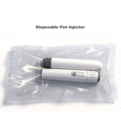 60 Unit Disposable Pen Injector Adjustable Dose Dial,Delivery Pen Compatible with 1.5/1.8/3mL Cartridges,1pcs