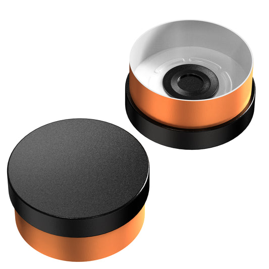 Laser Engraving Flip Off Caps Customised Logo Flip Top Covers Aluminum-Plastic Lids Single Tone Flip Top Seals for Glass Vial 100 pcs