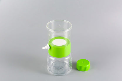 12PCS Sterile Bottle Top Vacuum Filtration with 0.22/0.45μm Nylon Membrane for Lab, 250ml Funnel + 250ml Receiver  by Ks-Tek