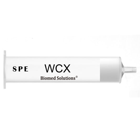 WCX Solid Phase Extraction Cartridges SPE Columns for Retention of the Target Compound for selective adsorption of analytes or interferences from complex matrices，5pcs