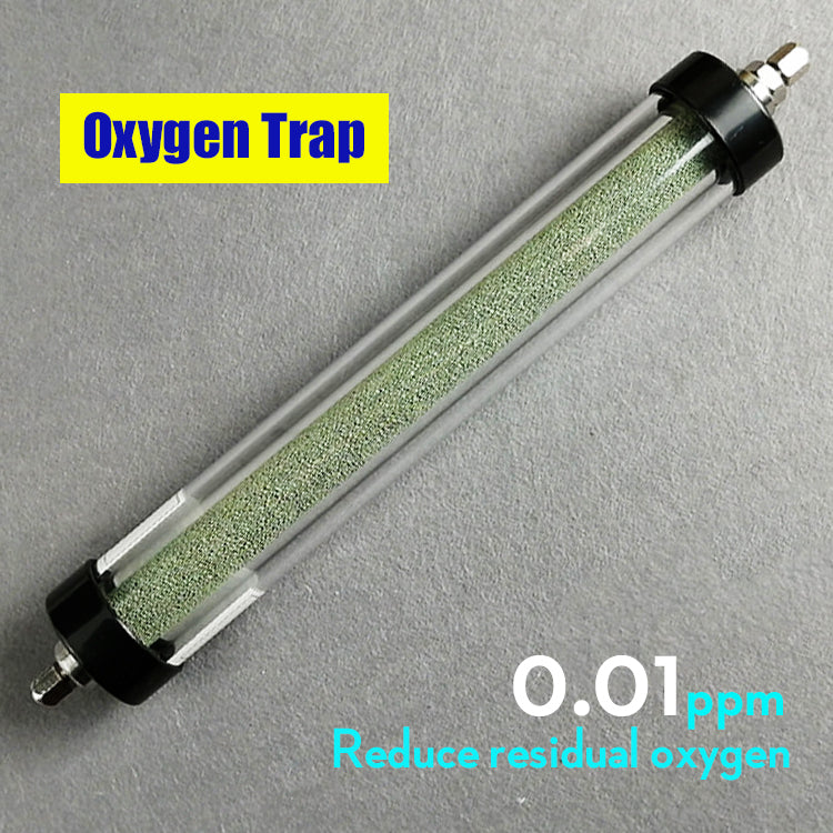 Gas Chromatography Filter, 5L Oxygen Trap with M8*1 Interface for Reduce residual oxygen in Laboratory experiments