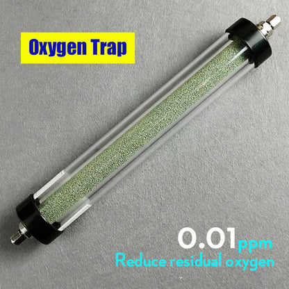 Gas Chromatography Filter, 5L Oxygen Trap with M8*1 Interface for Reduce residual oxygen in Laboratory experiments