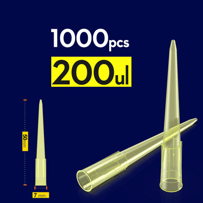 Lab 10ul 100ul 200ul 1000ul 5ml  PP Plastic Pipette Tips For Microbiological Test Pipettor Tips Disposable Pipette Tip by ks-tek