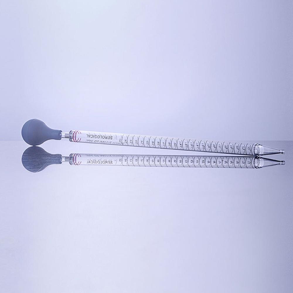 25PCS sterile Serological Pipette Transfer Straw Serum Dropper Graduated Pipette  individual package 1/2/5/10/25/50ML by Ks-Tek