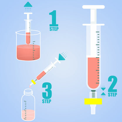Syringe Filters,Nylon Membrane 0.22μm Pore Size,13mm Diameter,hydrophilic,18Pcs by Ks-Tek