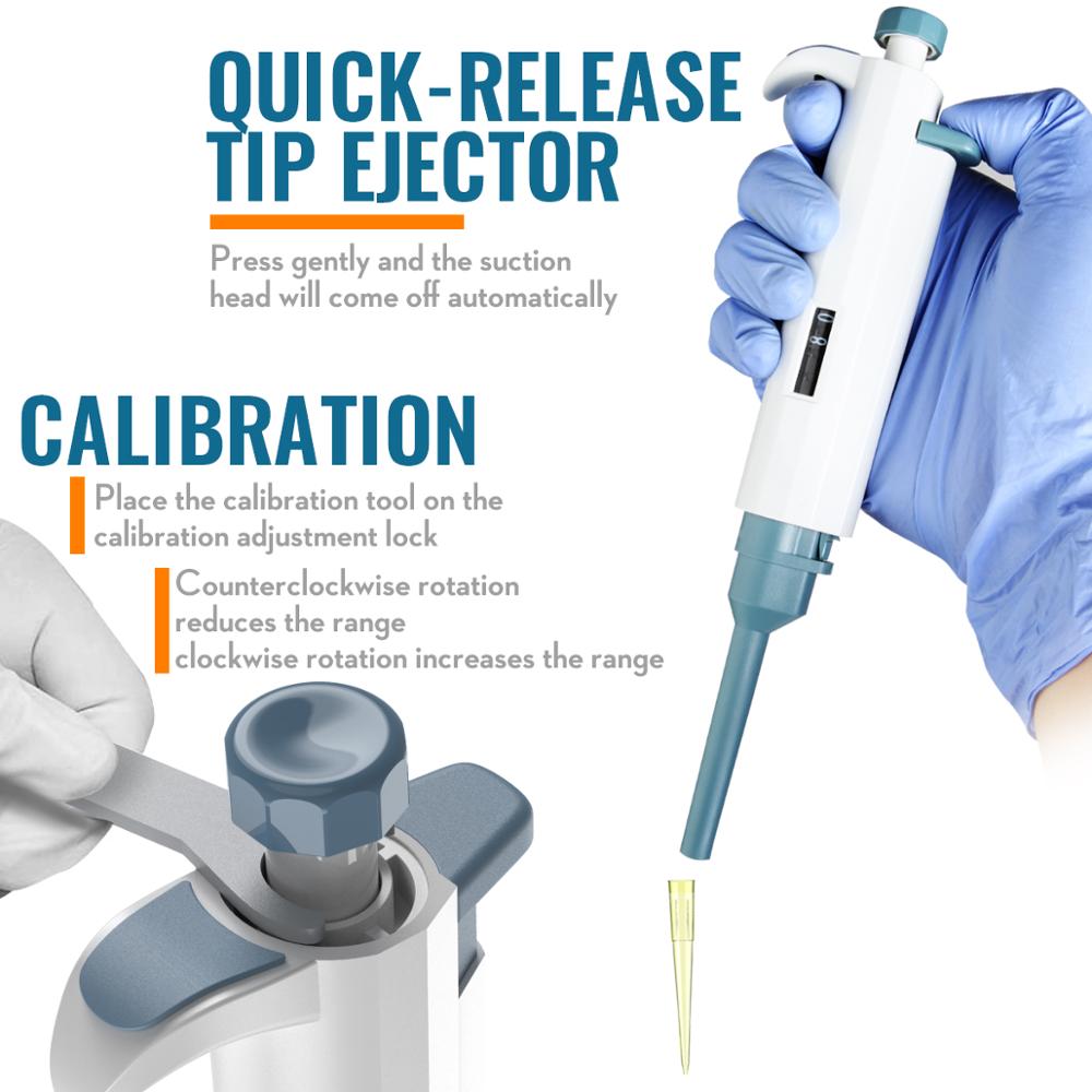 0.1-10000 ul Single-Channel Pipette(3rd Generation Digital Micropipette), Precision Adjustable Pipettor by ks-tek