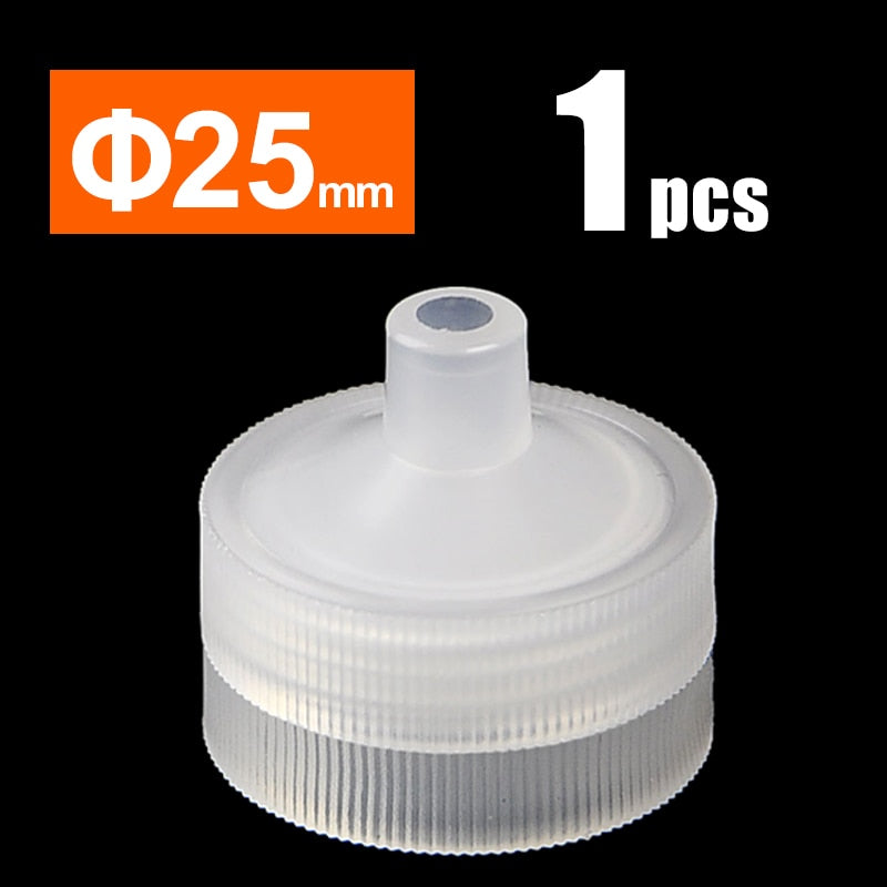 Replaceable membrane syringe filter head 13mm/25mm/50mm removable needle filter head reusable PP filtration without membrane