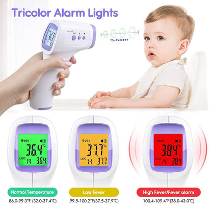 Non-Contact Infrared Forehead Electronic Thermometer Digital Thermometer Accurate and Fast Measurement