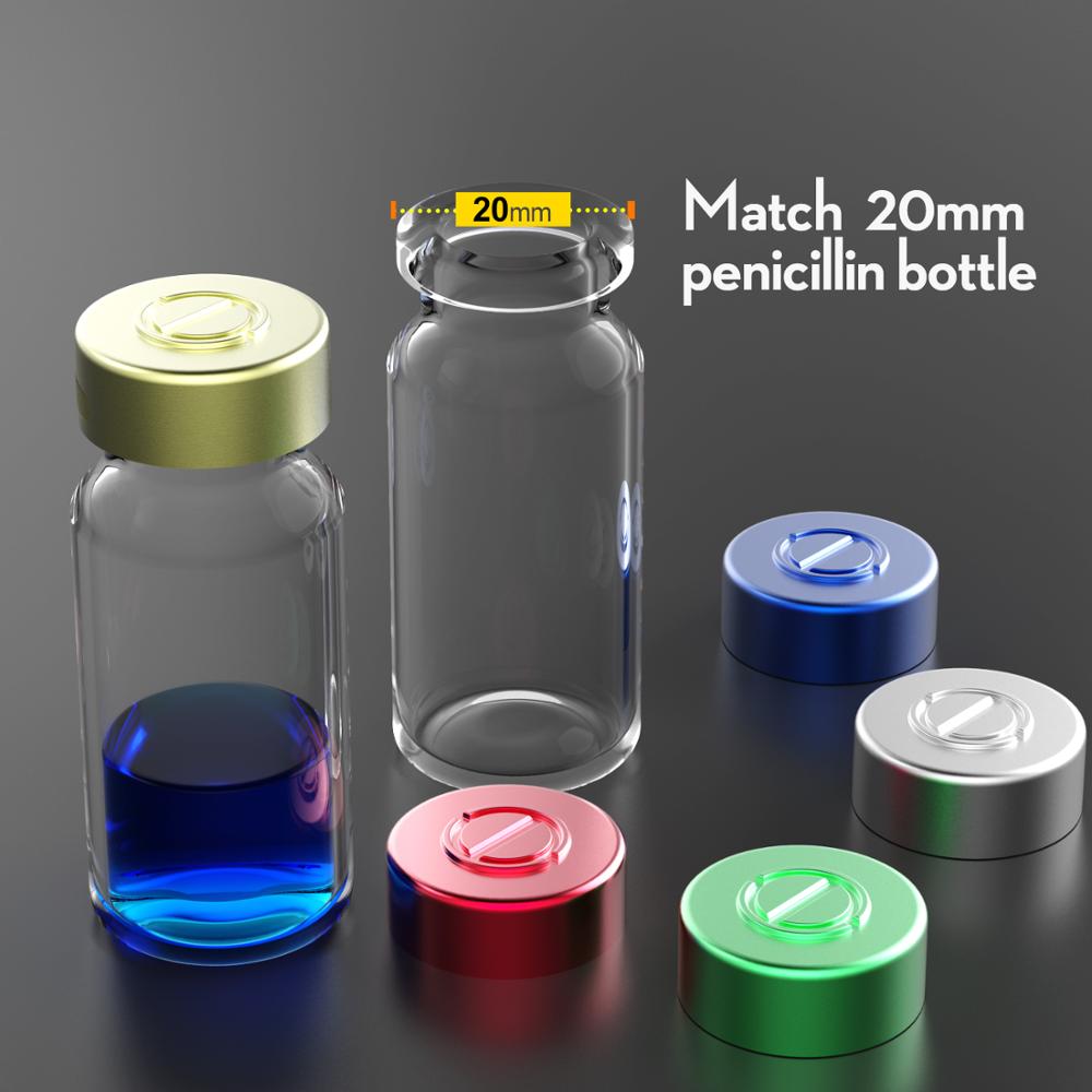 100pcs 20mm Aluminium Sealing Cap Many Colored Pharmaceutical Caps,Aluminium Tops for crimp glass vial,Aluminium Sealing