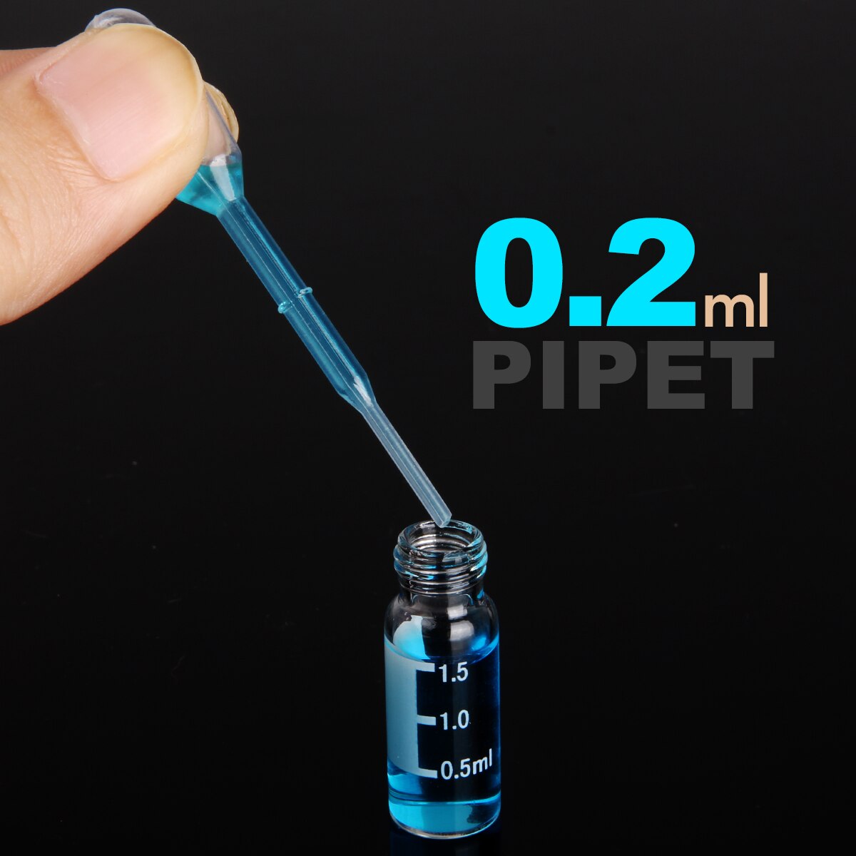 1/2/3/5ml Pipette Dropper,Pap Straws Pipette Dropper With Scale Multi-Dropper 50pcs by Ks-Tek