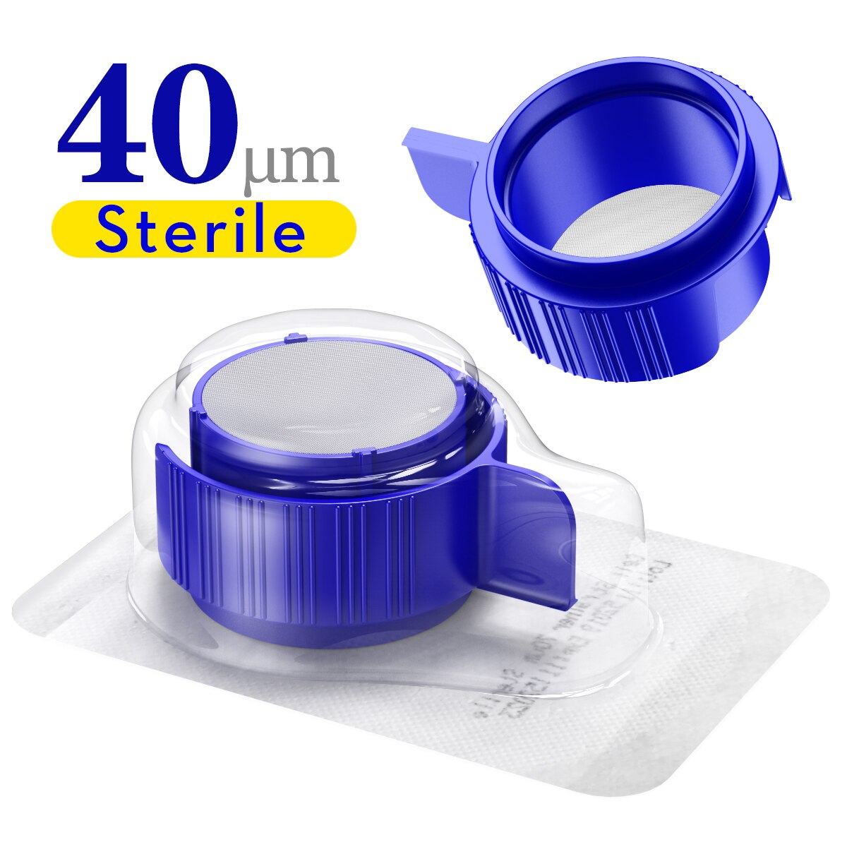 Sterile Cell Strainer, 40/70/100µm, Individually Wrapped, By Ks-Tek