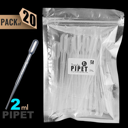 1/2/3/5ml Pipette Dropper,Pap Straws Pipette Dropper With Scale Multi-Dropper 50pcs by Ks-Tek