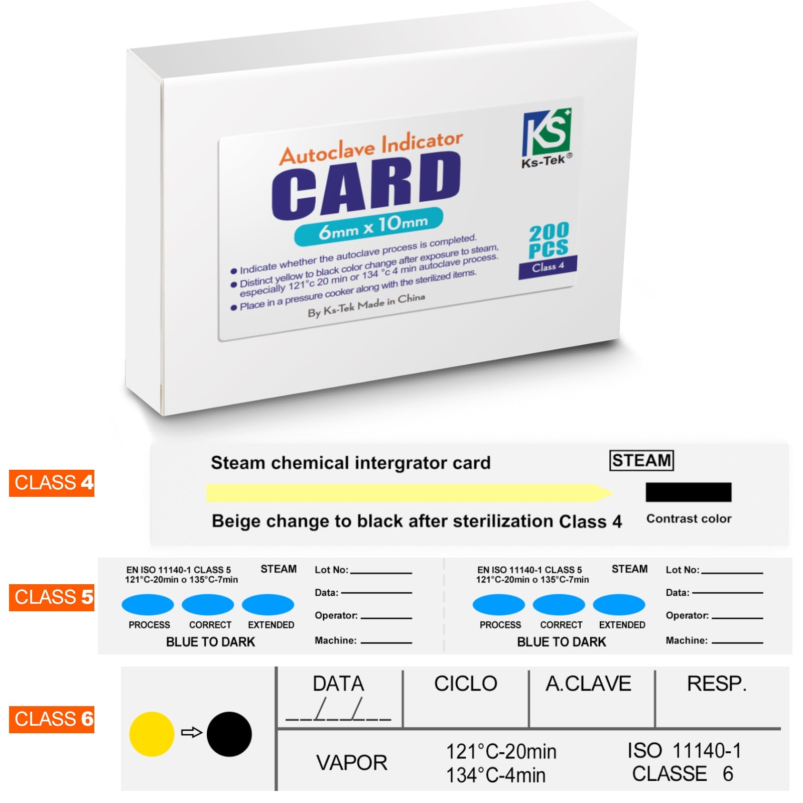 Label Indicator Clean Dental Tape Sterilization Indicator Autoclave Cards Dental Cleaning Or ...