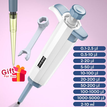 0.1-10000 ul Single-Channel Pipette(3rd Generation Digital Micropipette), Precision Adjustable Pipettor by ks-tek