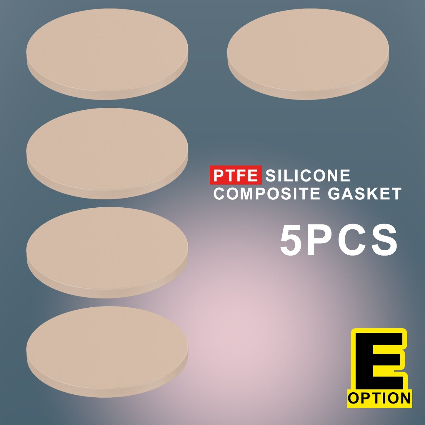 Ks-Tek GL45 Media Bottle,Borosilicate 3.3,100ml,PBT/PP Screw GL 45 Cap,PBT/PP pour ring,PTFE Silecone gasket，Pre-washed,Sterile